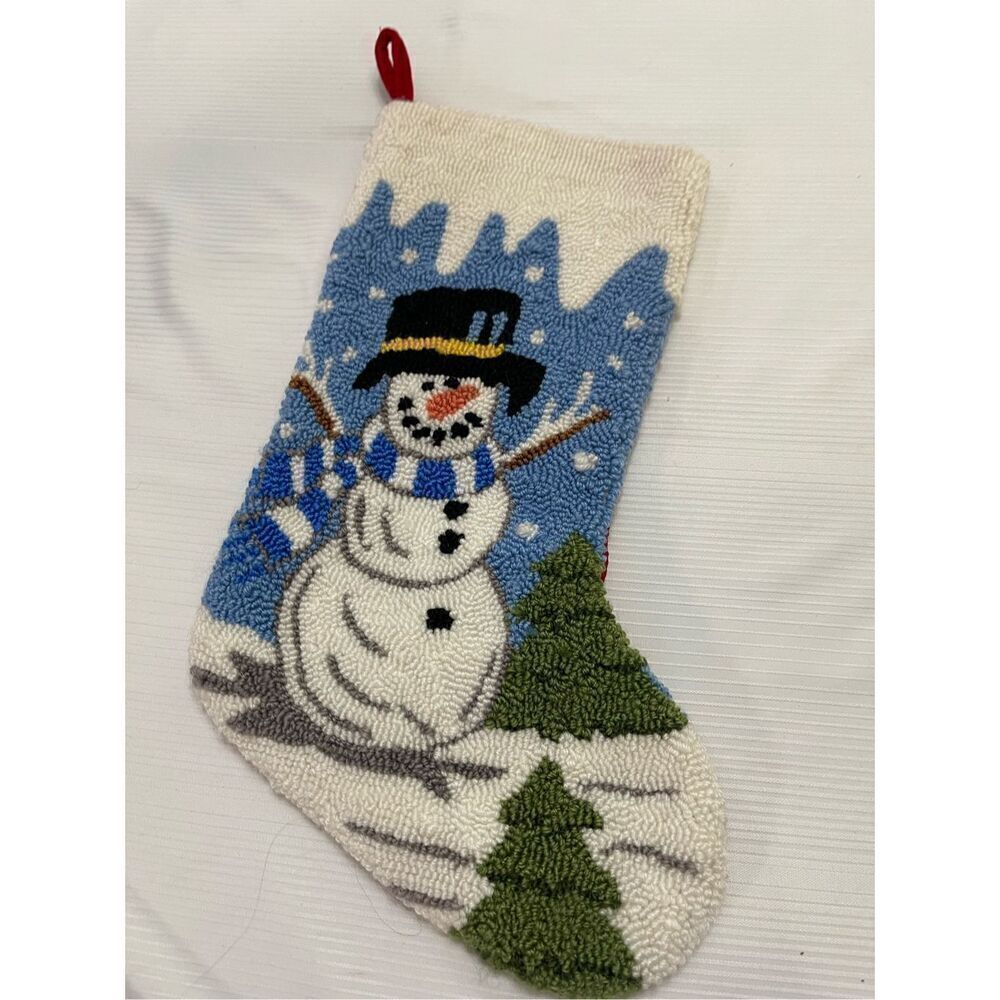 D&F Designs VTG Snowman Stocking - Picture 4 of 6